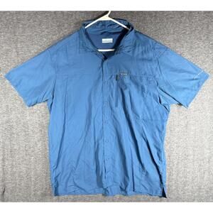 Columbia PFG Tamiami Shirt Mens XL Short Sleeve Fishing Omni-Shade Vented